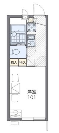 レオパレスカームヴィラの物件間取画像